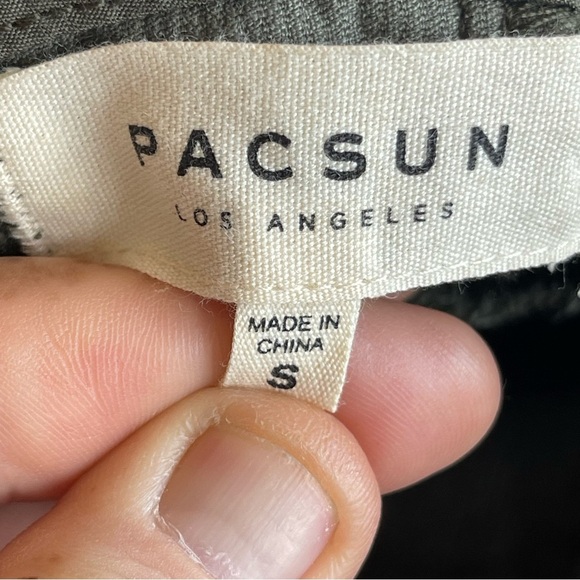 NWT Pacsun Elegant Olive Green Corduroy Dress size Small - Picture 11 of 12